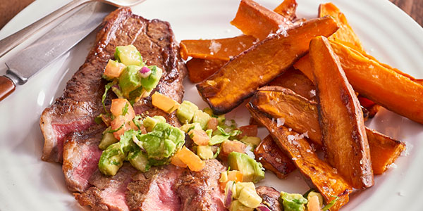 Sirloin & Avocado Salsa