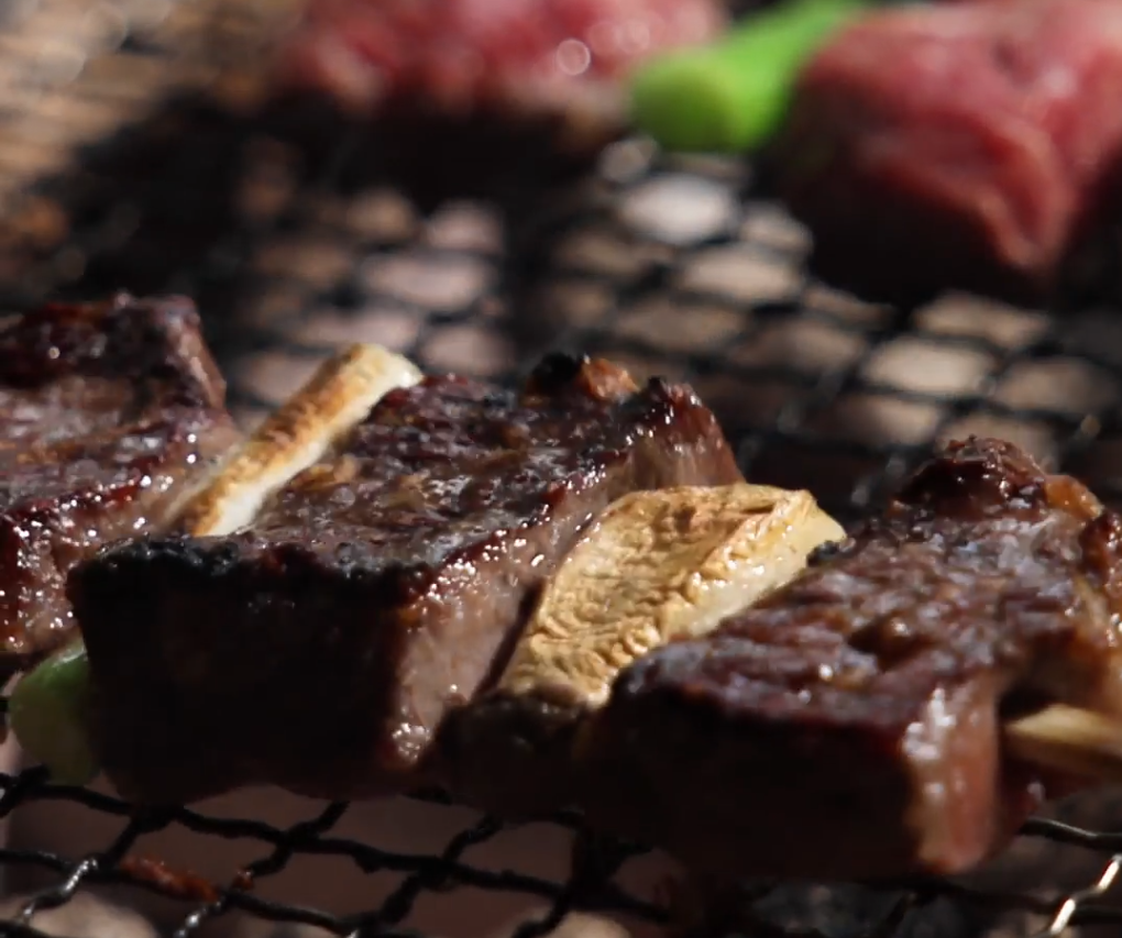 Beef Kushiyaki (grilled skewers)